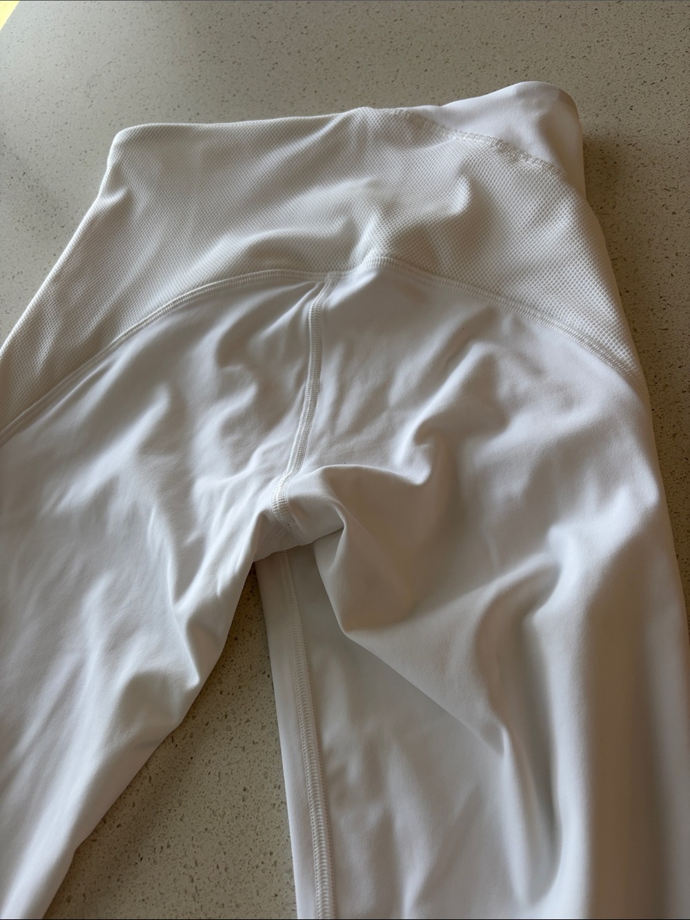 Lululemon White Active Leggings like new never worn too big great fit